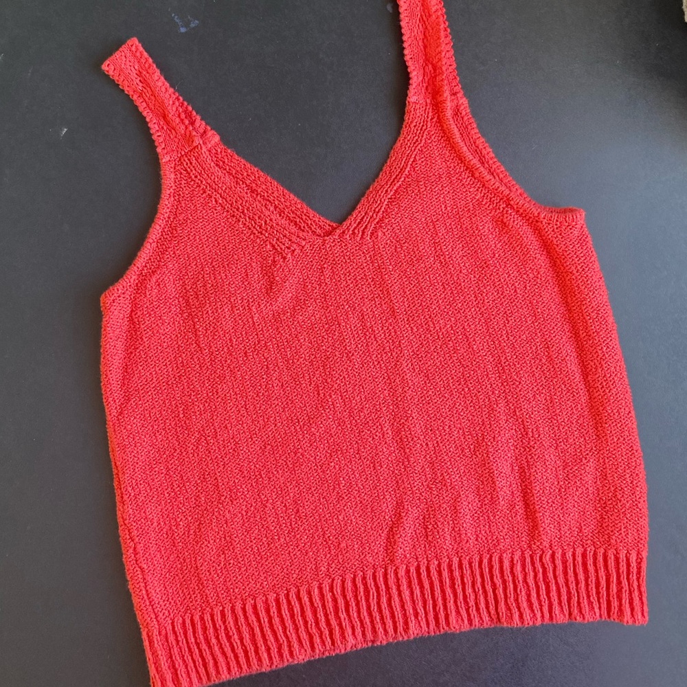 madewell crochet top